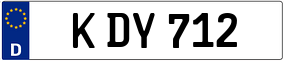 Truck License Plate